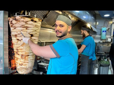 Syrian Style Shawarma And Fried Chicken | Syrian Shawarma in ISTANBUL
