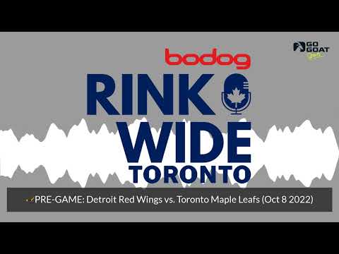 🏒PRE-GAME: Detroit Red Wings vs. Toronto Maple Leafs (Oct 8 2022)