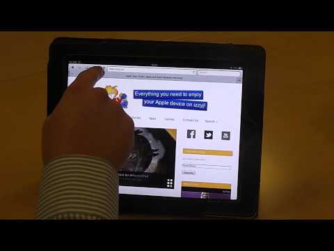Add a bookmark on Safari for your iPad