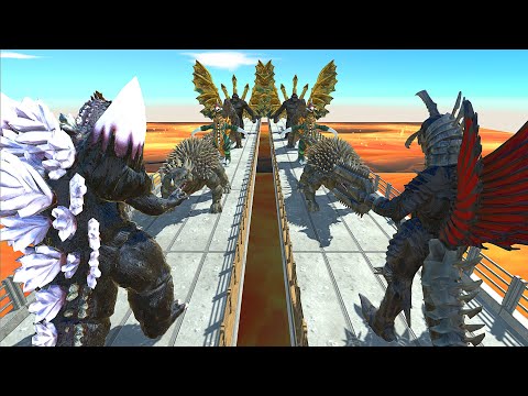 Who is Faster and Stronger? Space Godzilla vs Gigan Final Wars - Animal Revolt Battle Simulator