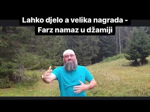 Lahko djelo a velika nagrada - Farz namaz u džamiji - mr. Elvedin pezić