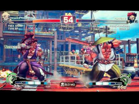 SSFIV RANKED BATTLE MATCH JR RODRIGUEZ ( AKUMA ) VS FNEX ShiiNe ( GOUKEN ) ON XBOX 360