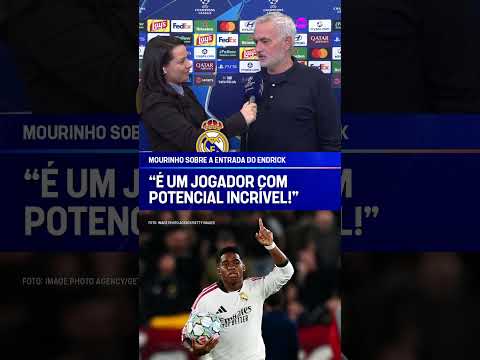 MOURINHO ELOGIOU ENDRICK! 🤩 #shorts