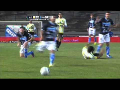 Avisó el Tiburón. Aldosivi 0 - Temperley 0. Fecha 18. Primera División 2015. FPT.