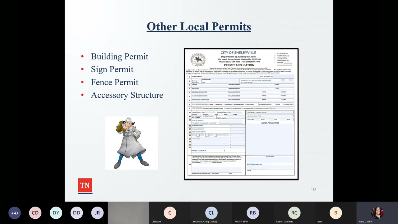 TN AFPM Webinar 2023  Development Permit Process  State and Federal Permits 022823