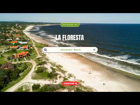 Walking in La Floresta, Uruguay | Peaceful Coastal Walk 4k