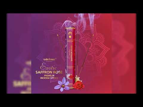 Saffron Rose Premium Incense Sticks video