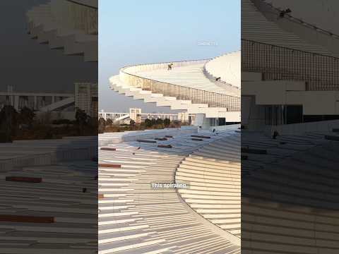 Climb Shanghai Grand Opera House’s gravity-defying staircase