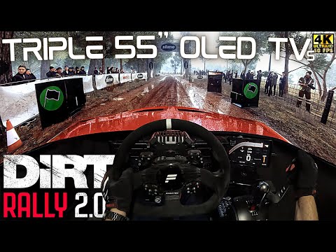 DiRT Rally 2.0 - DRIVER'S EYE VIEW Gameplay Australia | Fanatec CSL DD