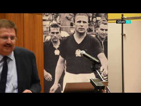 "Arany pillanatok" kiállítás az Aranycsapatról Dorogon 2024-05-24