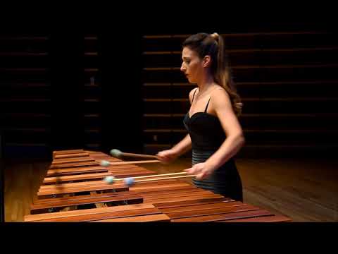 J.S. Bach - Suite for lute in E minor BWV 996 - Allemande, by Anne-Julie Caron/marimba