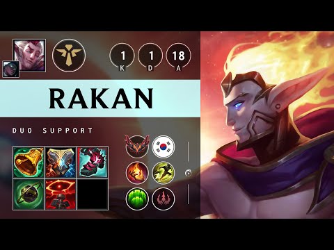 Rakan Support vs Taric - KR Grandmaster Patch 25.10