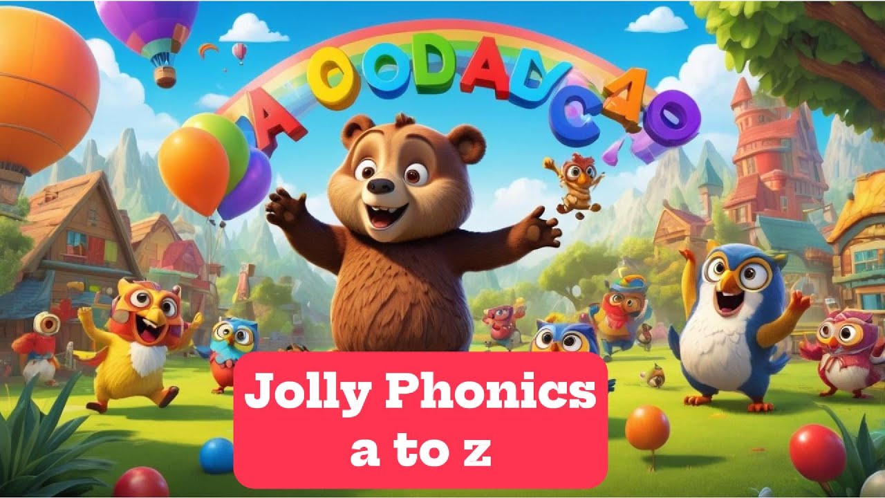 Aa-Zz Jolly Phonics songs with lyrics || A-Z letter sound songs || Alphabet songs in english