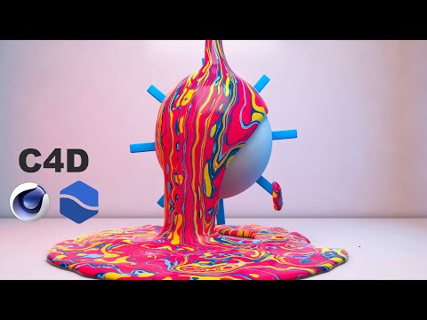 Cinema 4D RealFLow Tutorial Cute Particle Animation