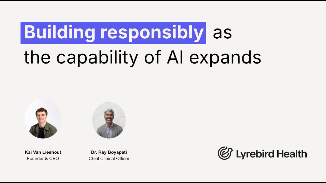Dr Ray Boyapati delivering the DHF 2026 keynote on building clinical AI responsibly