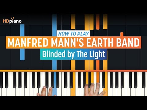 Blinded by the Light - Bruce Springsteen piano tutorial