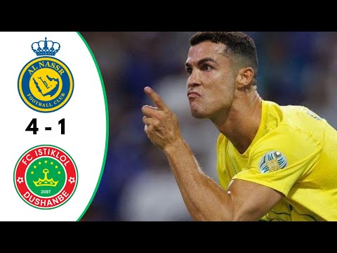 Ronaldo Hat-Trick 💥 AL Nassr vs Istiklol 4-2 - All Goals & Highlights - 2025