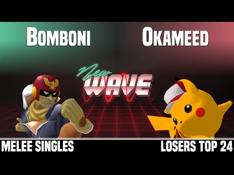 New Wave - Bomboni (Captain Falcon) vs Okameed (Pikachu) - MELEE SINGLES - LOSERS TOP 24