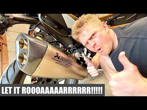 Akrapovic Baffle DB Killer Removal (The Easy Way) BMW R1250R! Unleash the Beast!