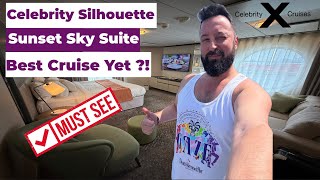 Celebrity Silhouette | Sunset Sky Suite 8347 | Full Tour And Review