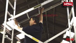 Loyal SUPER DIY Aluminium Scaffold Access Towers Construction (3m - 7m Working Heights)