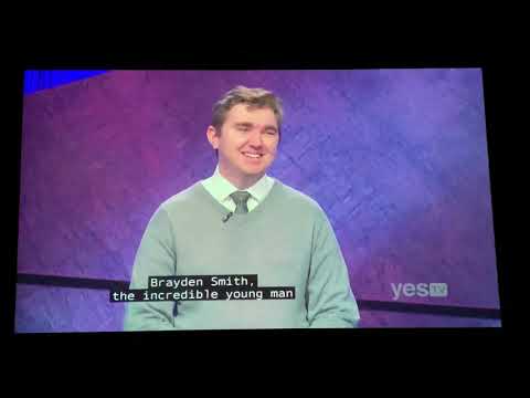 Jeopardy, Tribute to Brayden Smith 😢 2021 Tournament Of Champions (5/21/21)