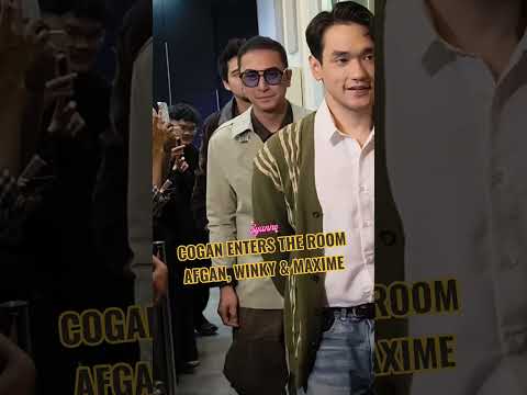 Yes, para #cogan memasuki ruangan #afgansyahreza #winkywiryawan #maximebouttier #candid