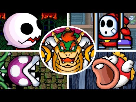 Yoshi's Island DS - ALL Bosses (No Damage)