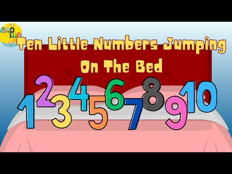 DIECI PICCOLI NUMERI CHE SALTANO SUL LETTO | LA CANZONE DEL CONTARE | SooLoo Kids