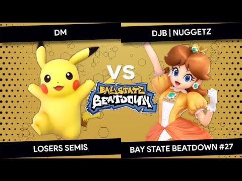 Bay State Beatdown #27 - DM (Pikachu, Pyra & Mythra) vs Nuggetz (Daisy) - Losers Semis