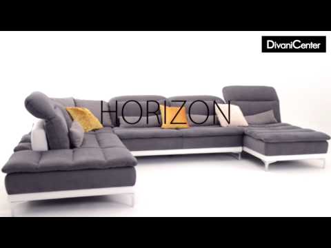 דיבאני סנטר – מערכת ישיבה מודולרית מבד דגם HORIZON