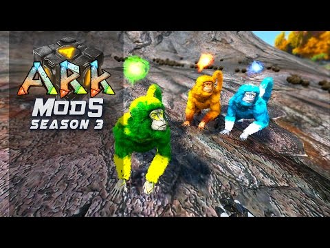 Ark MODS S2E6 - MACACOS ELEMENTAIS!! Ft. Junin