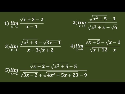 limite d'une fonction irrationnelle, conjugué