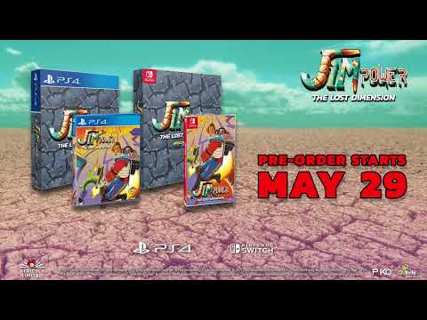 Jim Power: Lost Dimension - PS4, NSW, (S)NES, Mega Drive - Trailer - Retail [Strictly Limited Games]