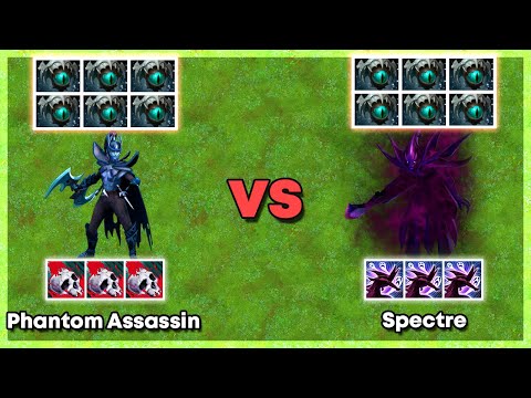 Level 30 Phantom Assassin vs Level 30 Spectre - Dota 2 1v1