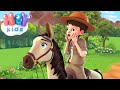 My Horsey | Horse Cartoons for Children | Kids Songs & Nursery Rhymes - HeyKids