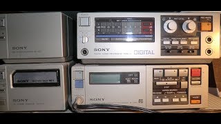 Video thumbnail for Experiments with PCM F1 digital audio recordings. by video99.co.uk