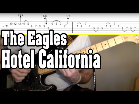 The Eagles - Hotel California Guitar Tutorial w/TABS