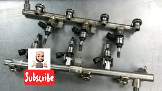 sacando injectores , motor 3.6 GMC Acadia, Traverse, Enclave, Camaro, Cadillac CTS, injectors