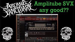Video thumbnail for AMPLITUBE SVX BASS AMP SIM REVIEW DISTORTION BY NICK FROM ARCANE SANCTUARY DANK EFFECT by Nick M