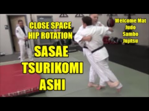 CLOSE SPACE HIP ROTATION SASAE TSURIKOMI ASHI