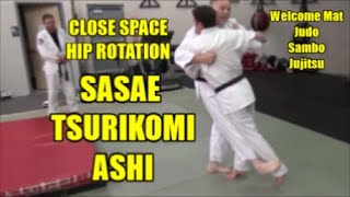 CLOSE SPACE HIP ROTATION SASAE TSURIKOMI ASHI