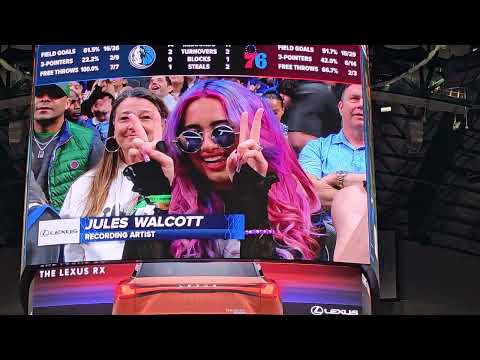 Jules Wolcott at Dallas Mavericks vs Philadelphia 76ers 3/16/25