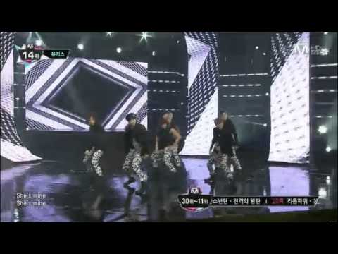 [131114] U-Kiss on MCountdown - She's Mine