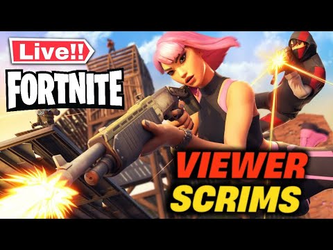 🔴FORTNITE NA EAST LIVE CUSTOMS SCRIMS WITH VIEWERS - NAE BR SQUADS