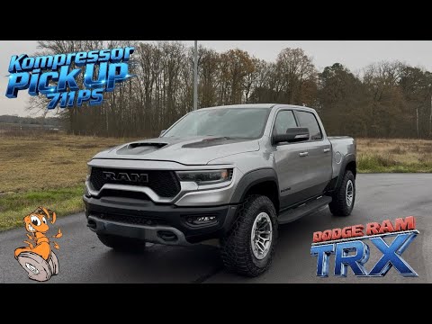 Dodge RAM TRX, the 4x4 monster on wheels. 6.2-liter, 711 hp supercharged engine. Incredibly cool ...