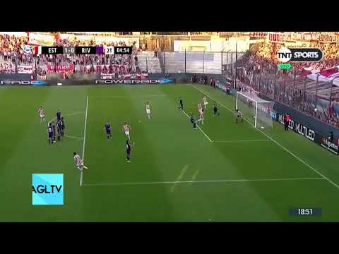 Gol de "La Gata" Fernández - Estudiantes LP 1 - 0 River Plate - Fecha 11 de la Superliga