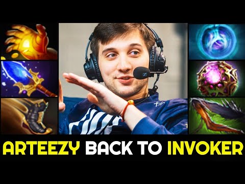 ARTEEZY back to EXORT INVOKER with his Smurf Account 7.27 Dota 2