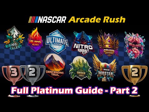 NASCAR Arcade Rush (PS5)  - Full Platinum Walkthrough – Part 2 – Rookie Cups