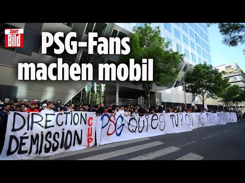 PSG-Fans protestieren gegen Messi & Neymar